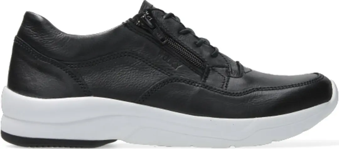 Wolky Veterschoenen Ozark zwart/wit leer