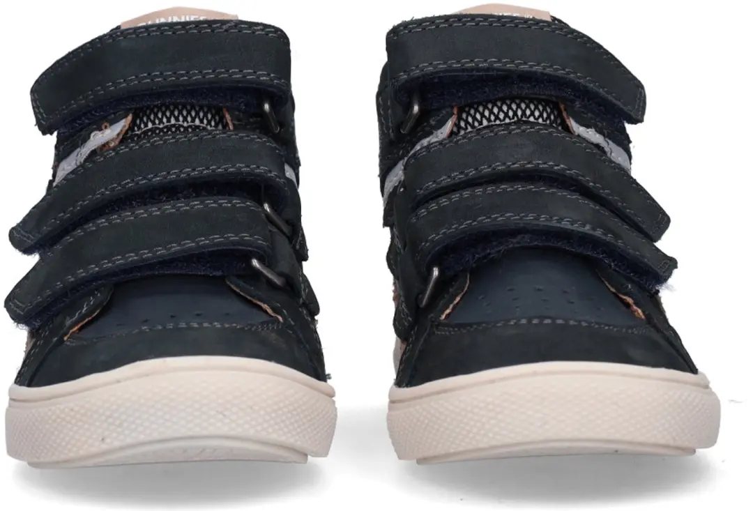 LEX LOUW Jongens Sneakers Donkerblauw