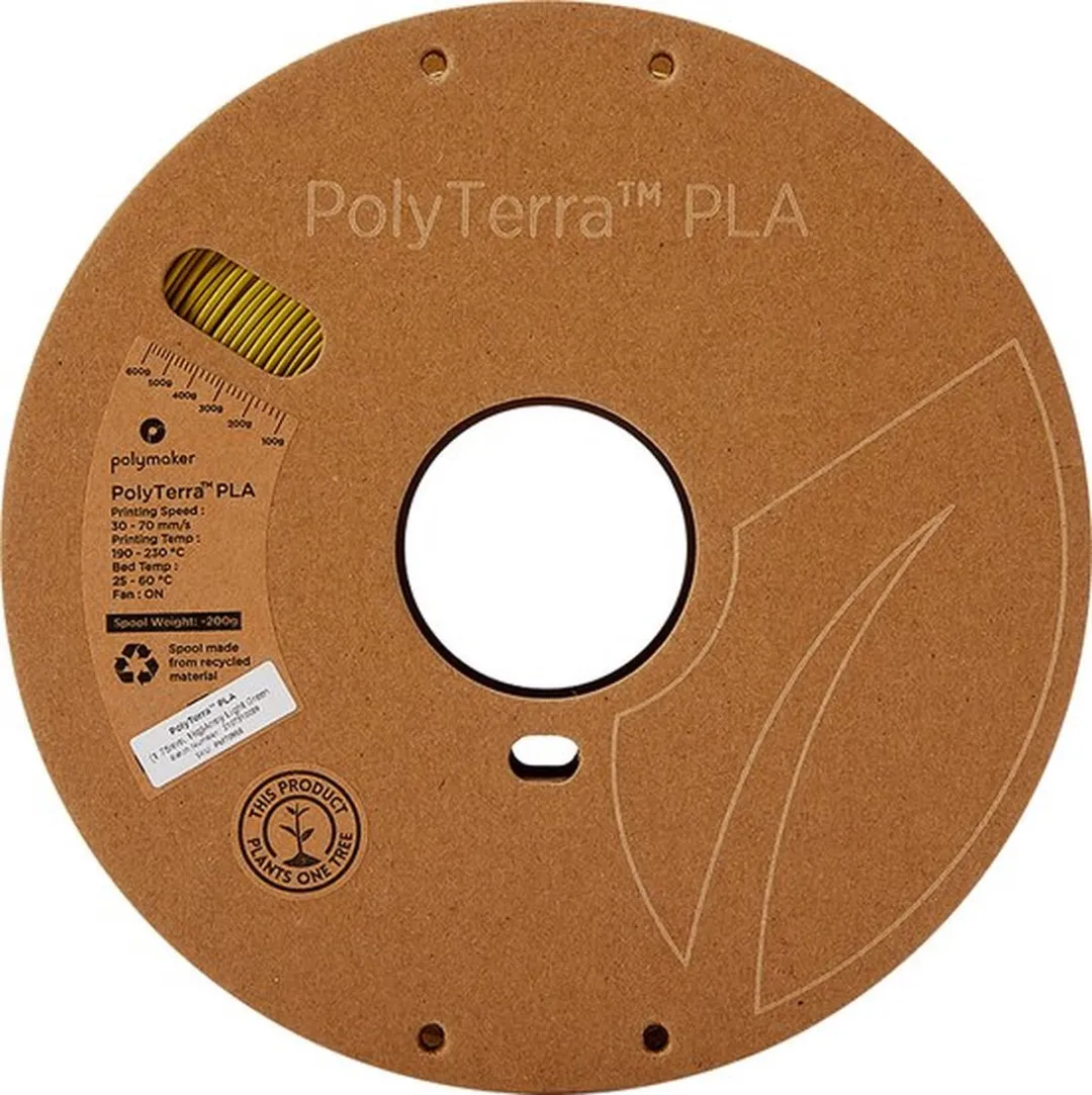 Polymaker PolyTerra PLA Filament 1.75mm 1000g Legergroen