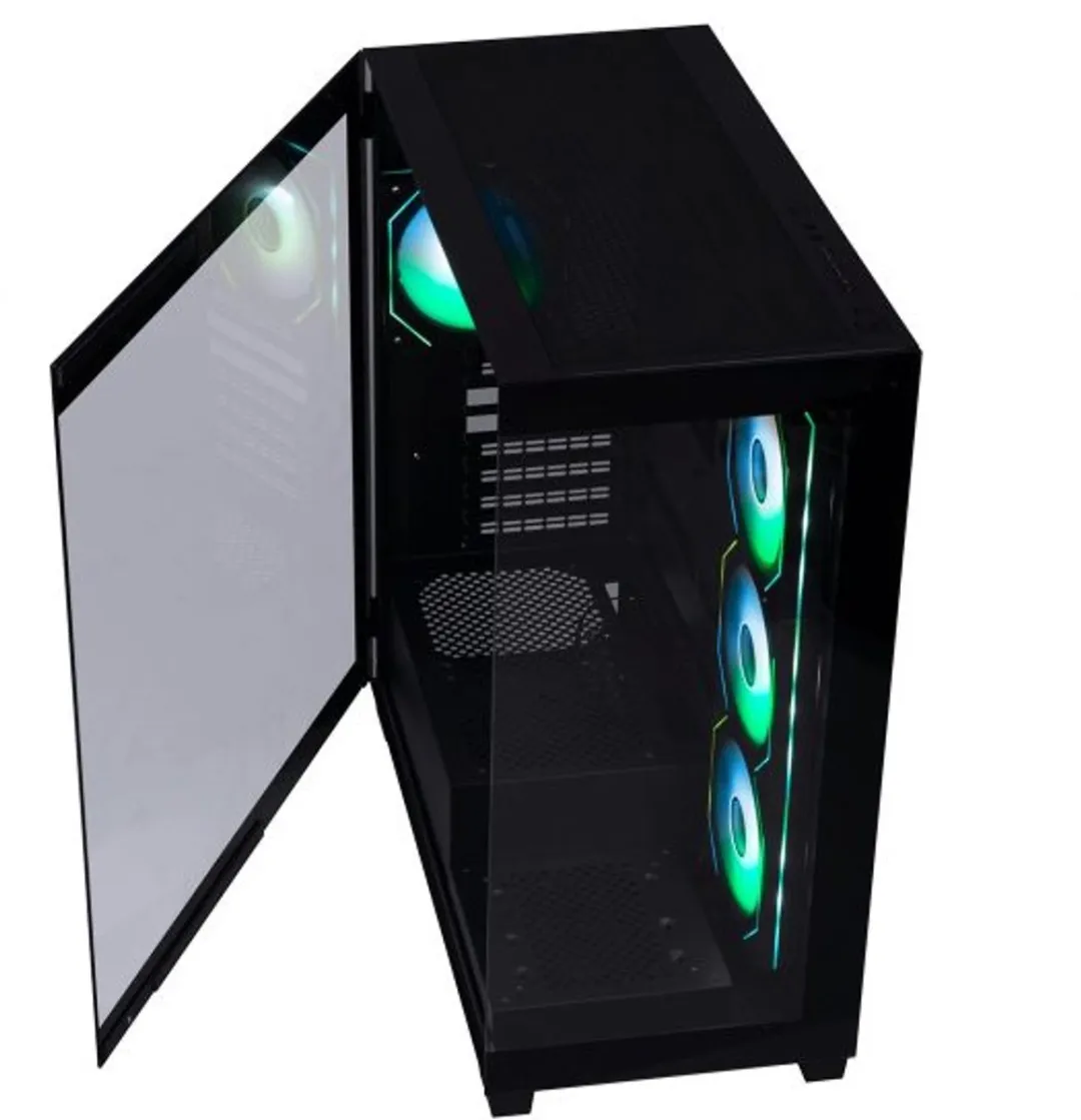 Bitfenix Ceto Premium Edition ARGB Gehard Glas Mid Tower - 850W 80+ Bronze - Zwart