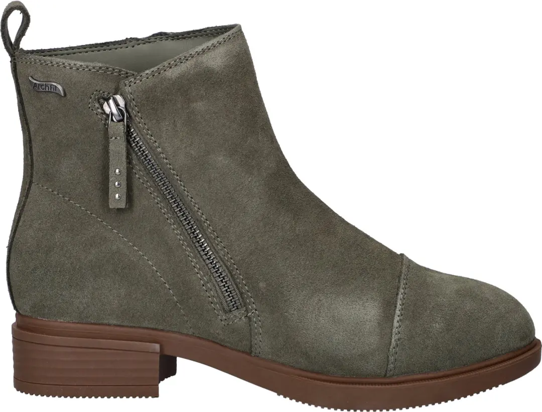 Skechers Arch Fit Tenley dames enkellaars - Kaki - Maat 40
