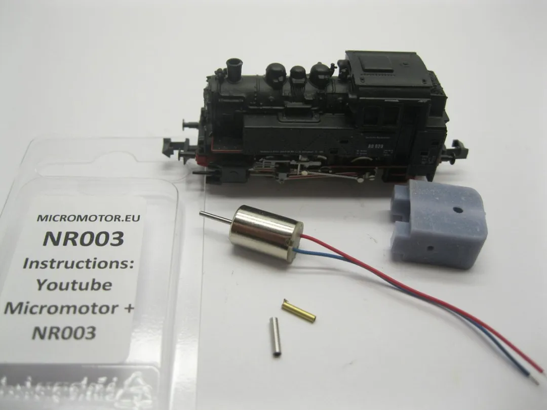 Roco NR003 Micromotor Ombouwset - Schaal N - 5 Kleuren