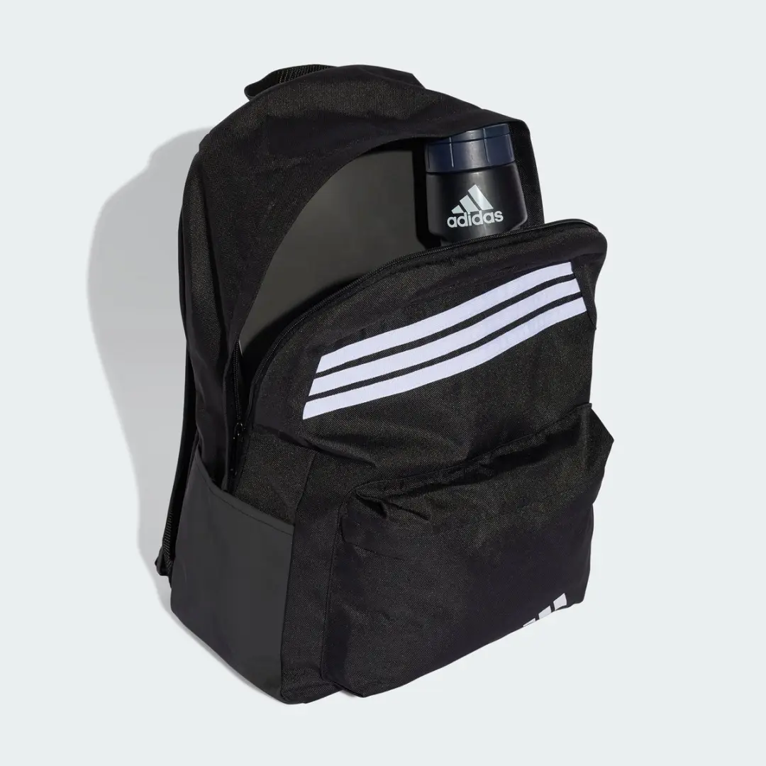 adidas Classic 3-Stripes Horizontal Rugzak 27,4L - Zwart - afbeelding 5 van 6