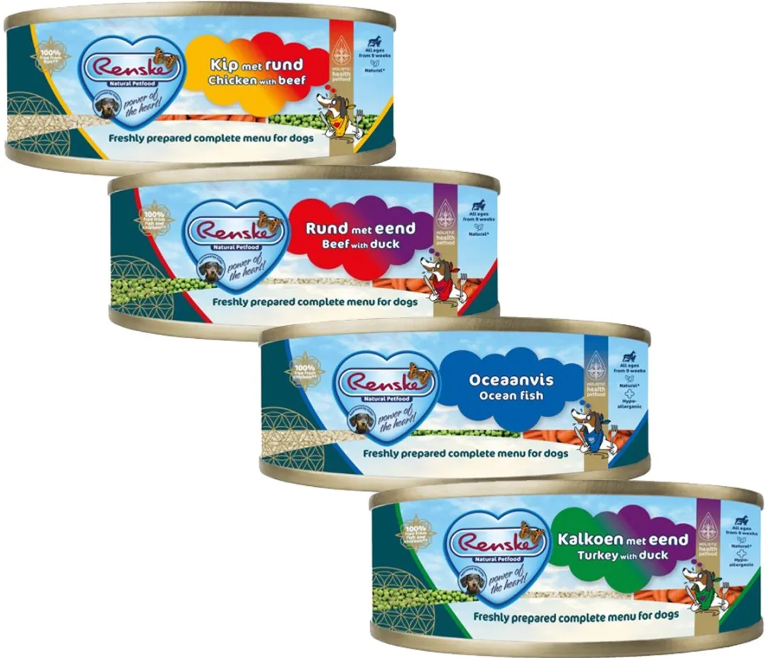 Renske Blikmenu Kip-Rund 95g - 24 Stuks