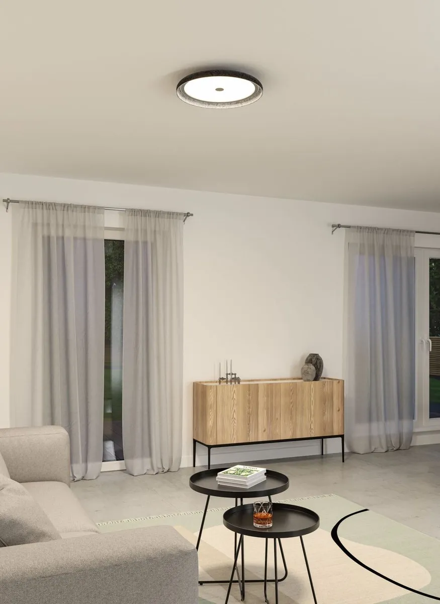 Paulmann Zarina LED Plafondlamp 34W - 3400lm 2700K Antraciet