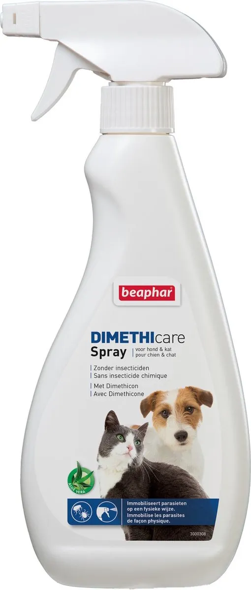 Beaphar Dimethicare Spray Hond & Kat 500ml