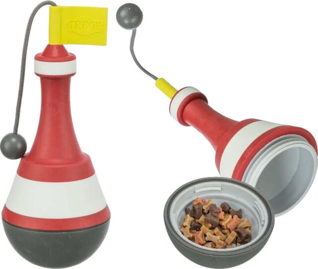 Trixie Aqua Snack Boei TPR 19cm - Rood/Wit/Geel