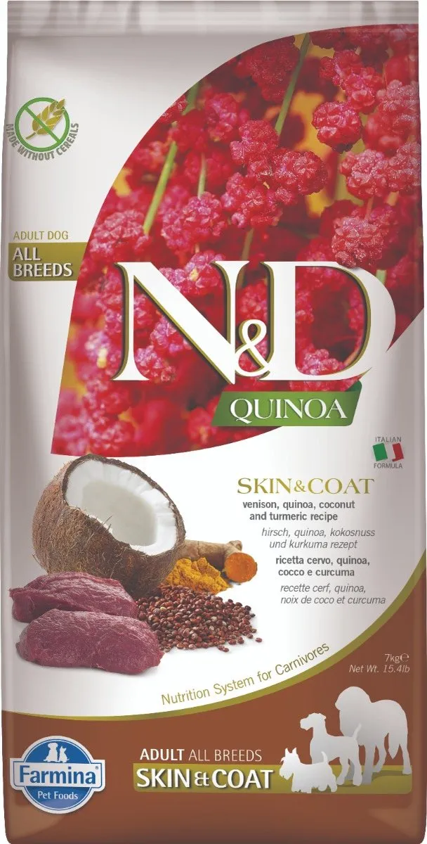 Farmina N&D Quinoa Venison Hond 7kg