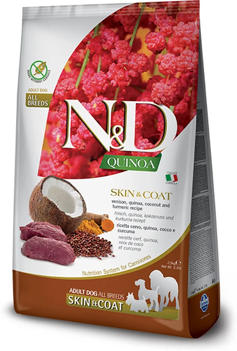 Farmina N&D Quinoa Venison Hond 7kg