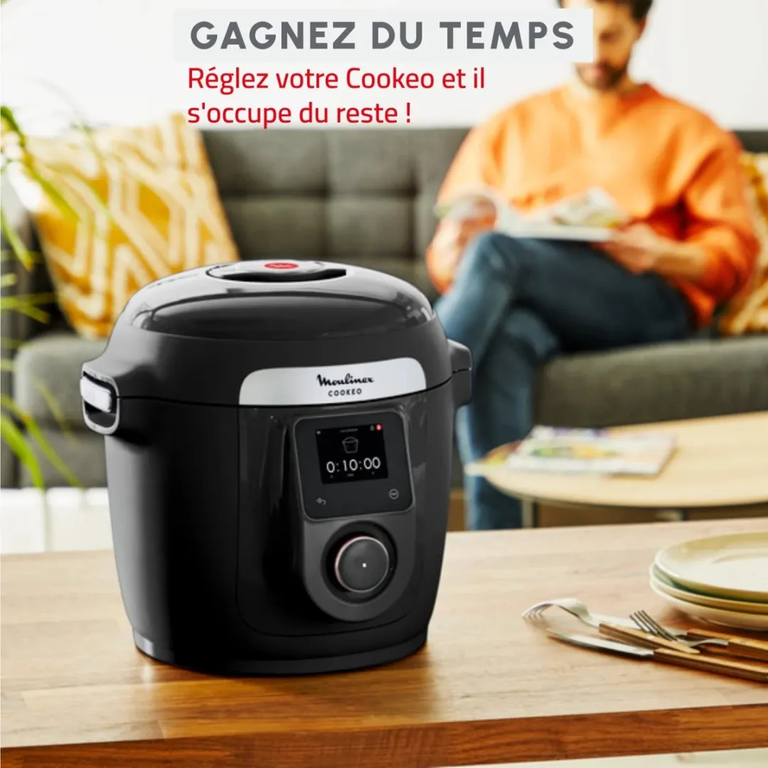 Moulinex Cookeo CE952810 Multicooker 6L - 9 Programma's - Zwart