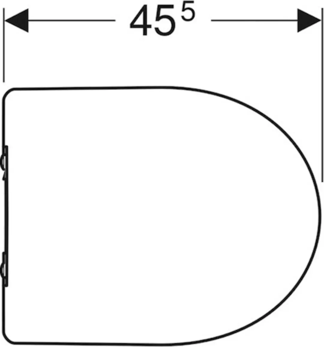 Geberit 300 Basic Closetzitting - Softclose - Wit - afbeelding 3 van 6