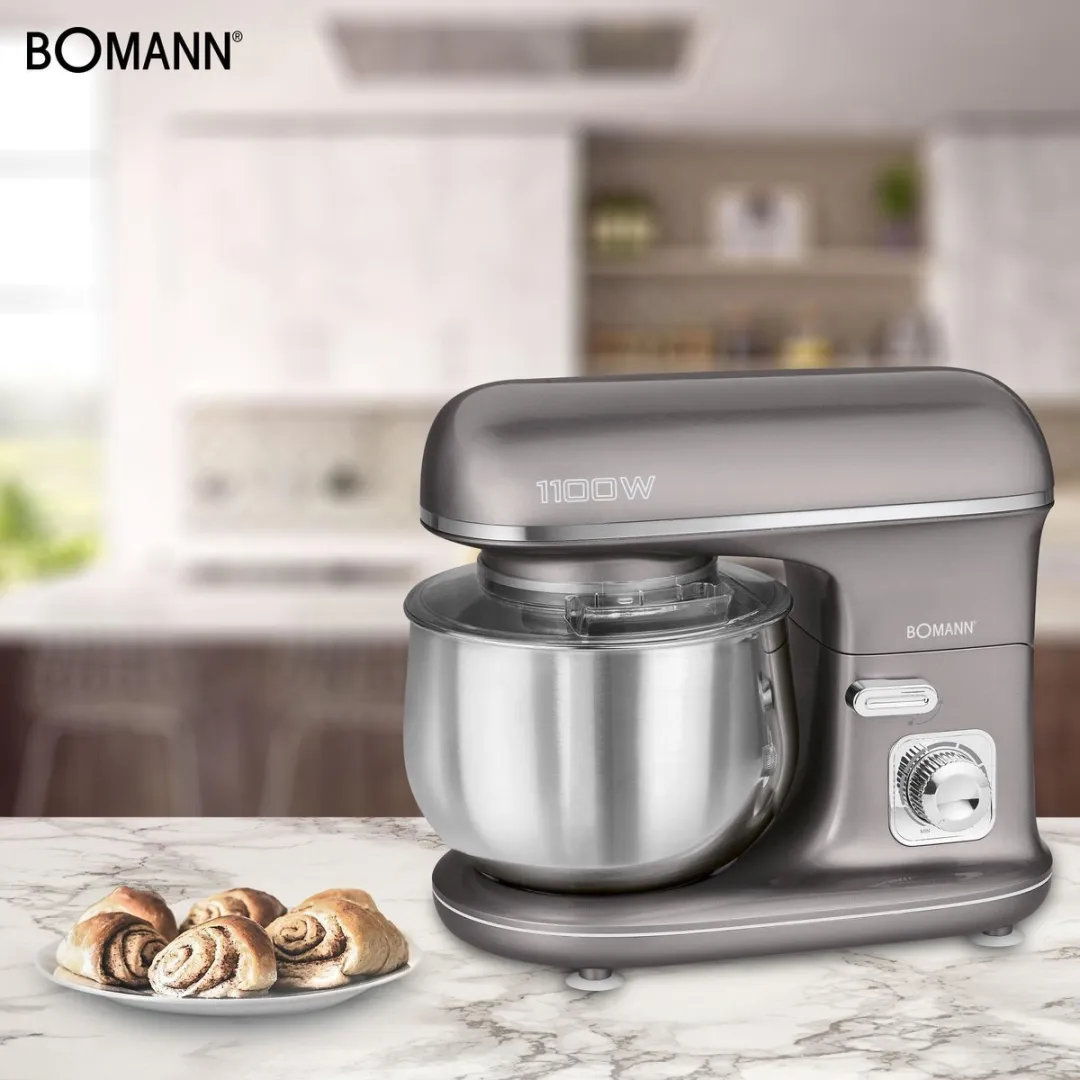 Bomann KM 6010 CB Keukenmachine 1100W - Titanium