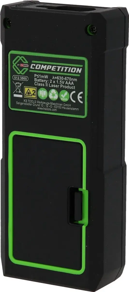 KS Tools COMPETITION Laserafstandsmeter 512.3000 - afbeelding 3 van 6