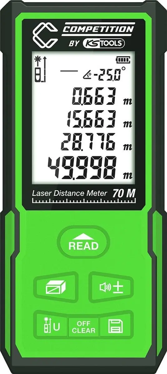 KS Tools COMPETITION Laserafstandsmeter 512.3000 - afbeelding 6 van 6