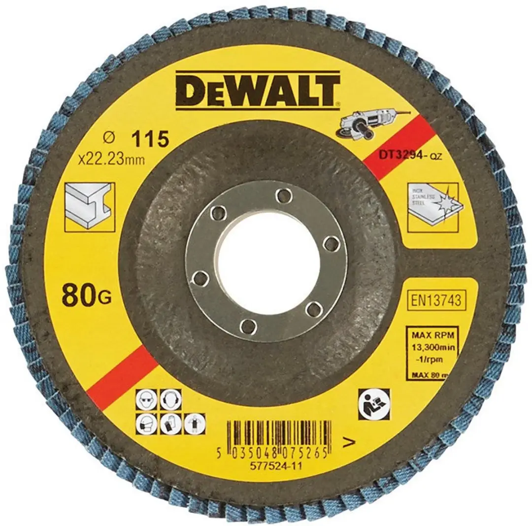 DeWALT DT3294-QZ Lamellenschijf 115mm K80 - afbeelding 3 van 3