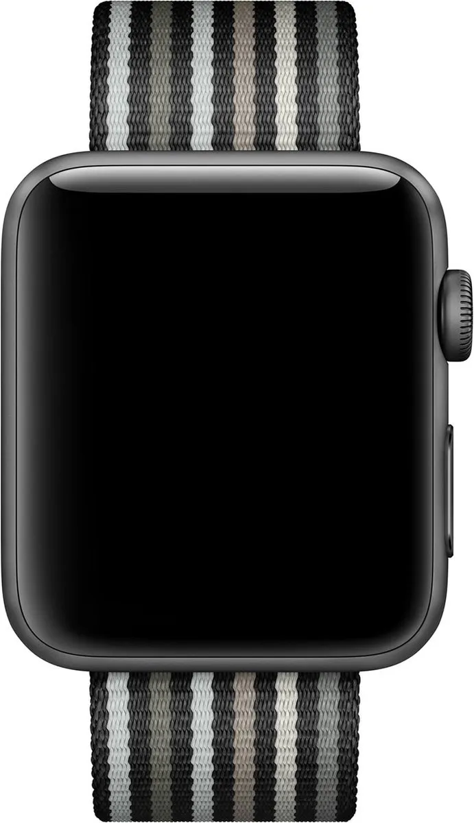 Apple Gevlochten Nylon Bandje - Rood - S/M