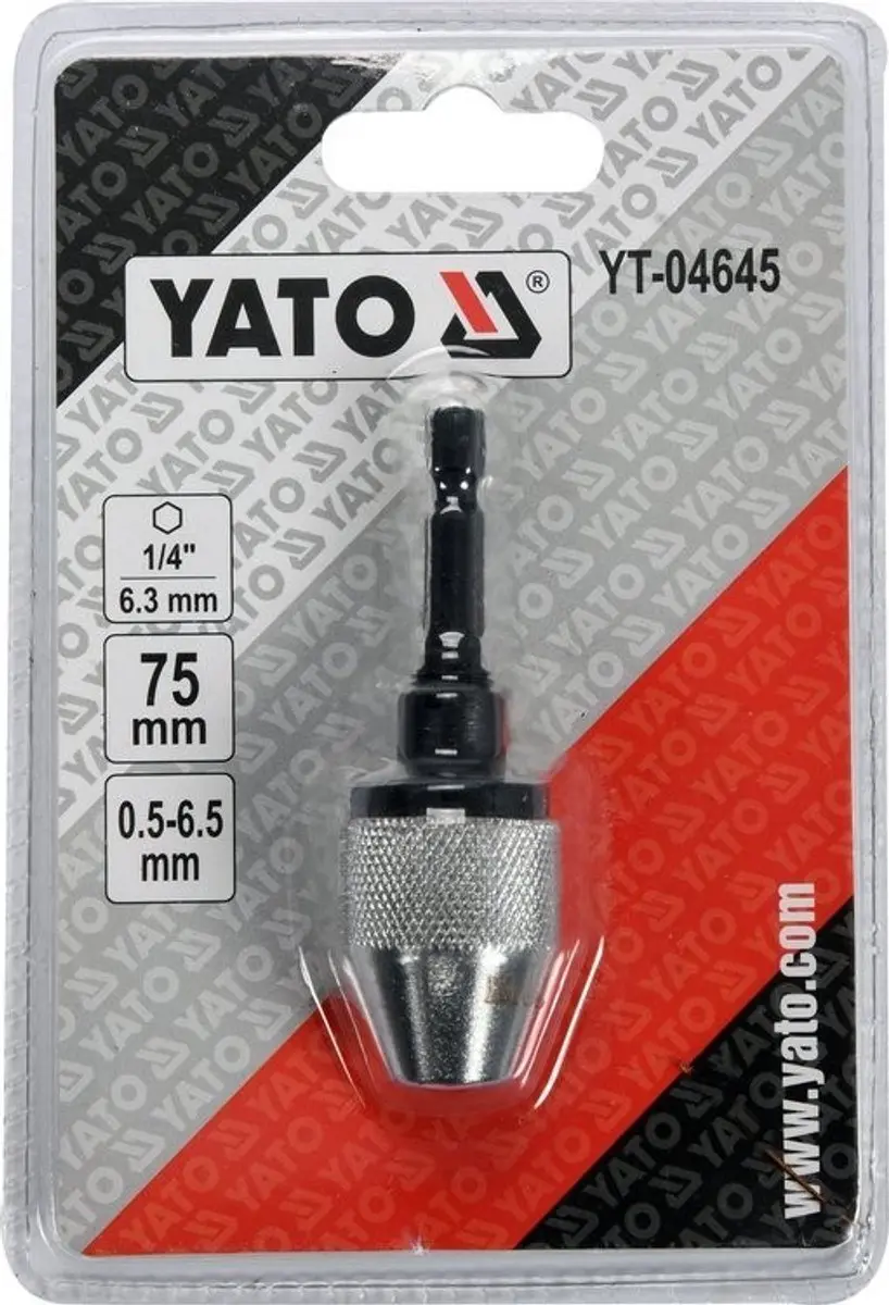Yato Snelspan Boorhouder YT-04645 - 0,5-6,5 mm - HEX 1/4" - afbeelding 3 van 3