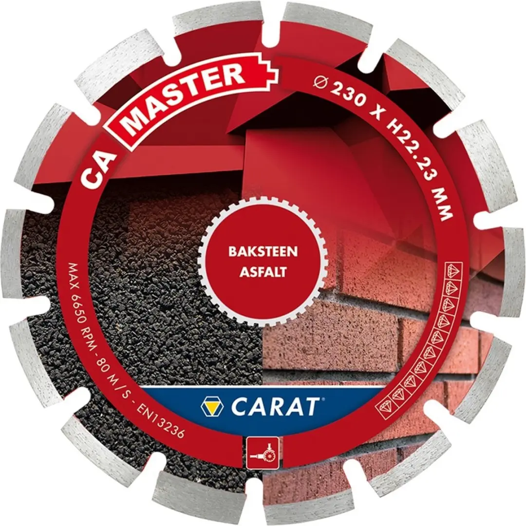 Carat CAM2303000 Diamantzaag Baksteen/Asfalt Ø230mm