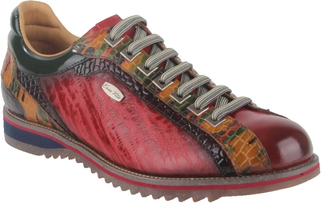 Laura Vita ACHILLE 12 Bourgogne heren sneakers maat 43 rood