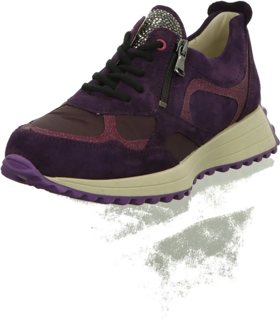 Waldläufer dames veterschoenen lila maat 39