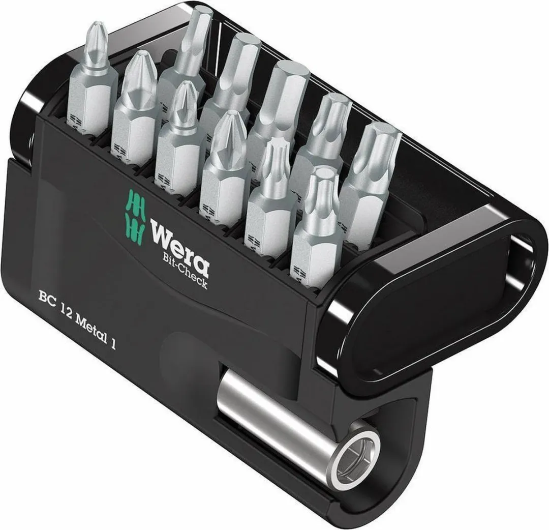 Wera 5057424001 Bit-Check 12 Metal 1 Bitset