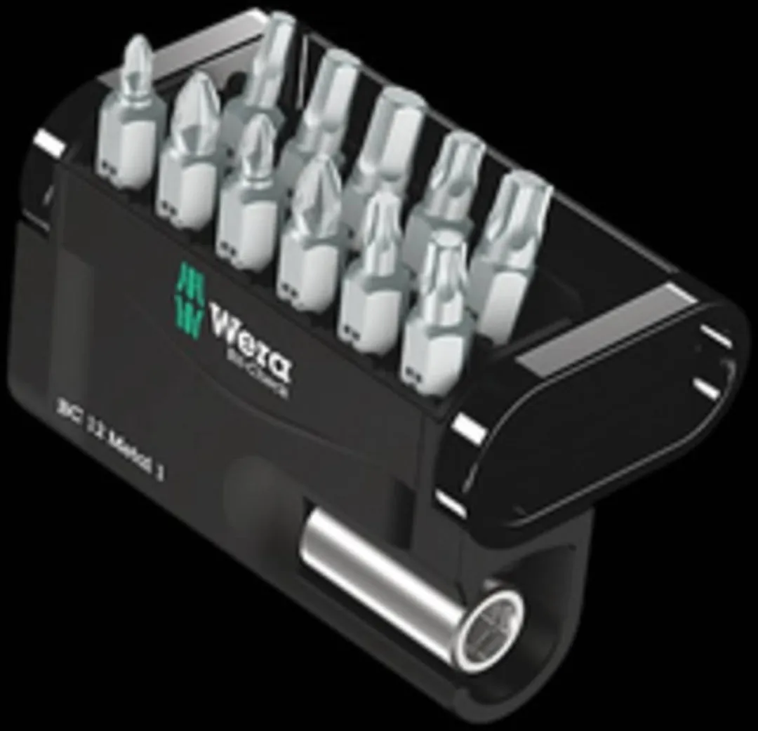 Wera 5057424001 Bit-Check 12 Metal 1 Bitset