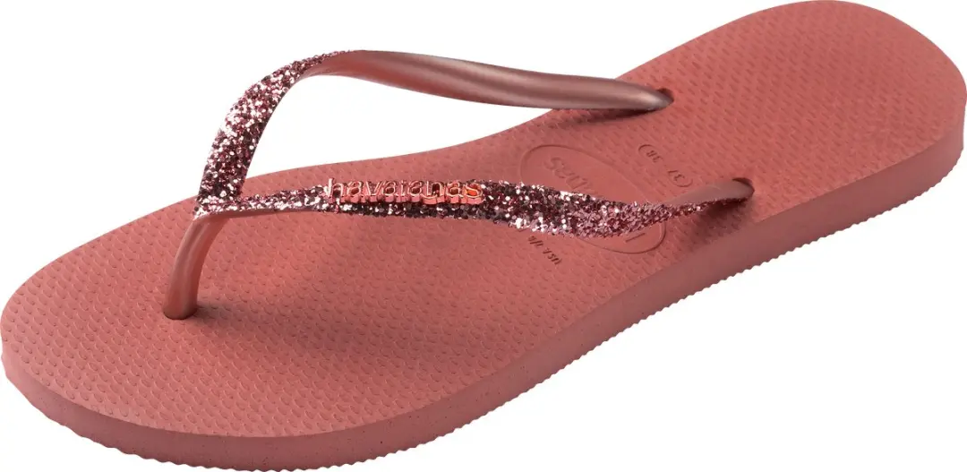 Havaianas Slim Glitter II Dames Slippers - Canyon Clay - afbeelding 6 van 6