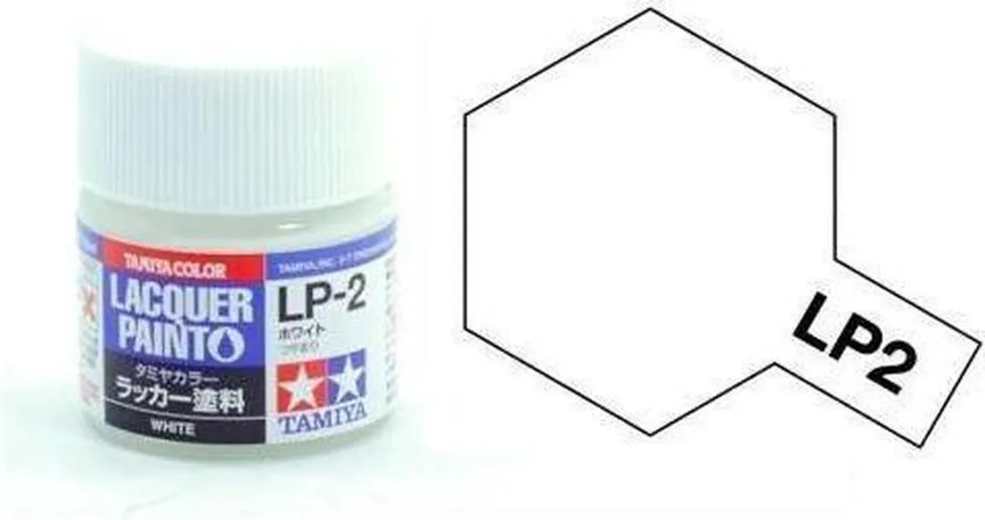 Tamiya Hobbyverf Olieverf LP-2 Wit - 10 ml