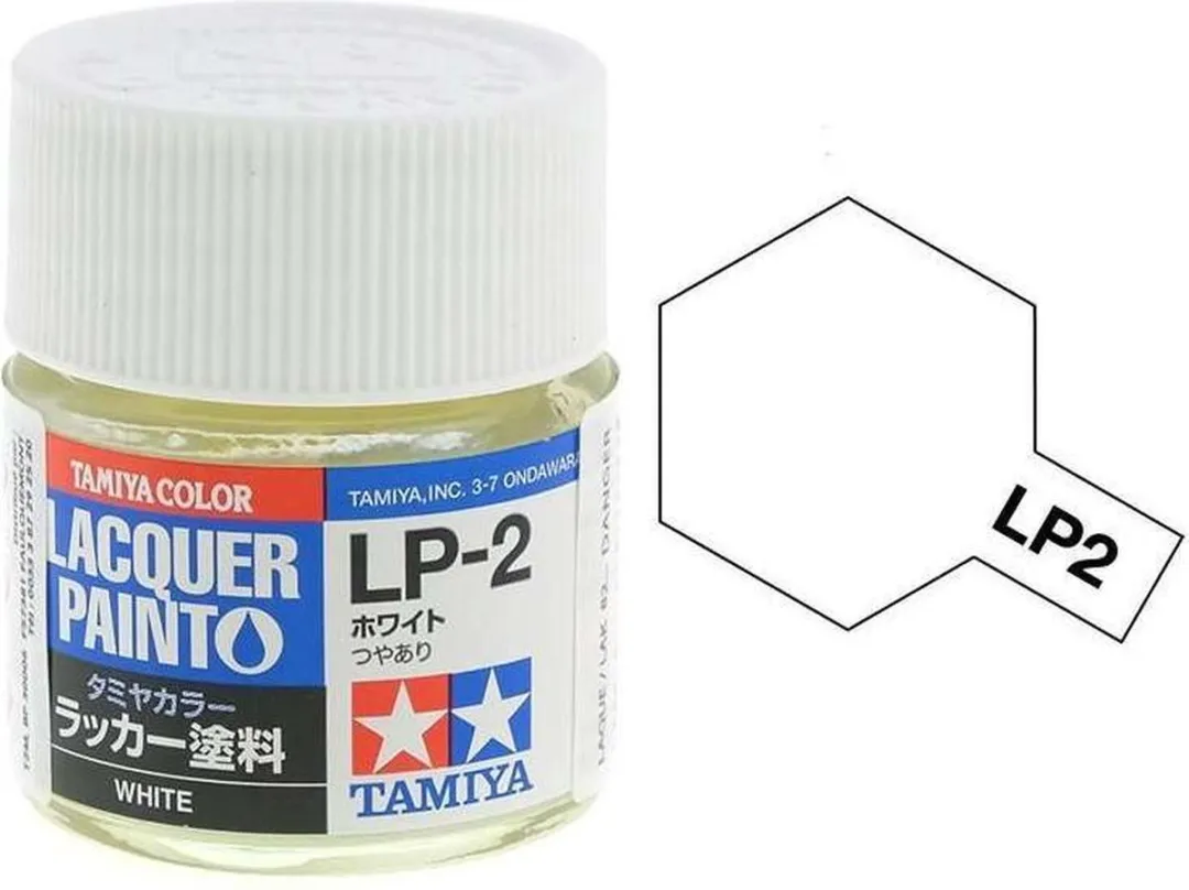 Tamiya Hobbyverf Olieverf LP-2 Wit - 10 ml