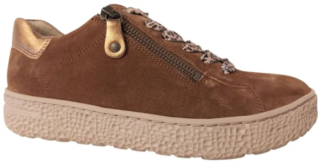 Hartjes Phil Sneakers Dames - Suède - Bruin - Maat 37,5 - afbeelding 3 van 6