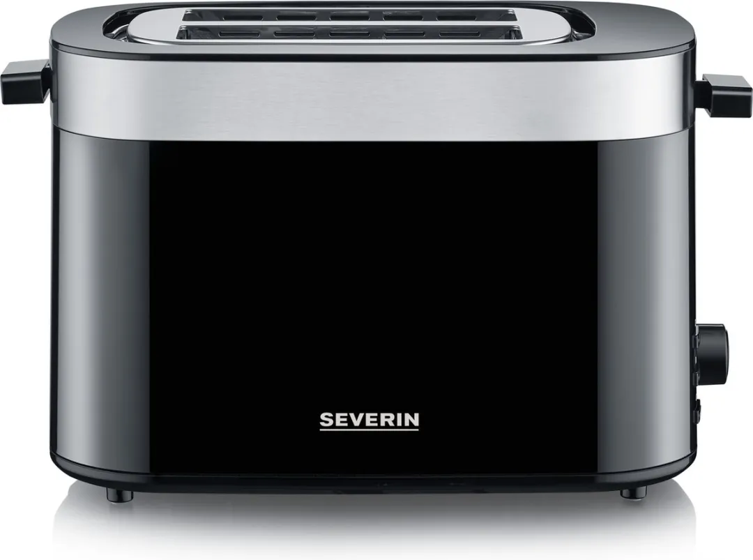 Severin AT 9264 Broodrooster 2 Stuks - 800W - Zwart/RVS
