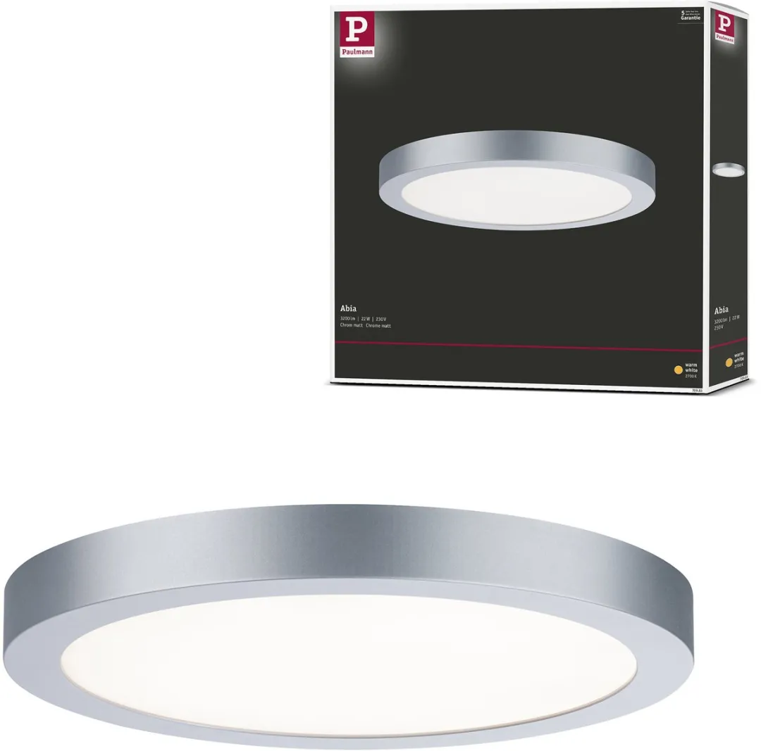Paulmann LED-paneel Abia Rond 300mm 22W