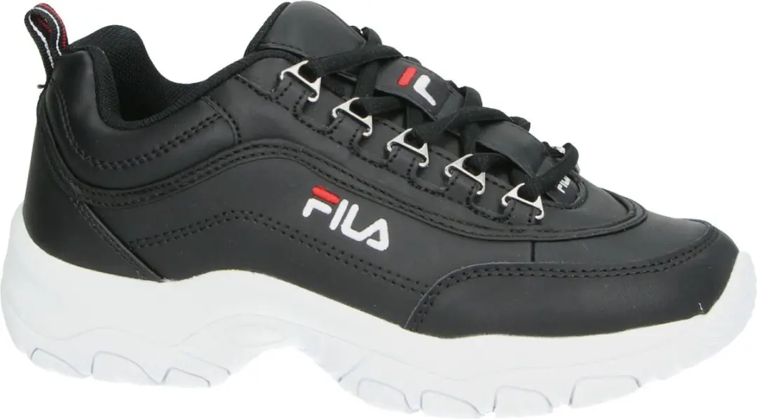 Fila Strada Low Dames Sneakers - Zwart - afbeelding 5 van 6