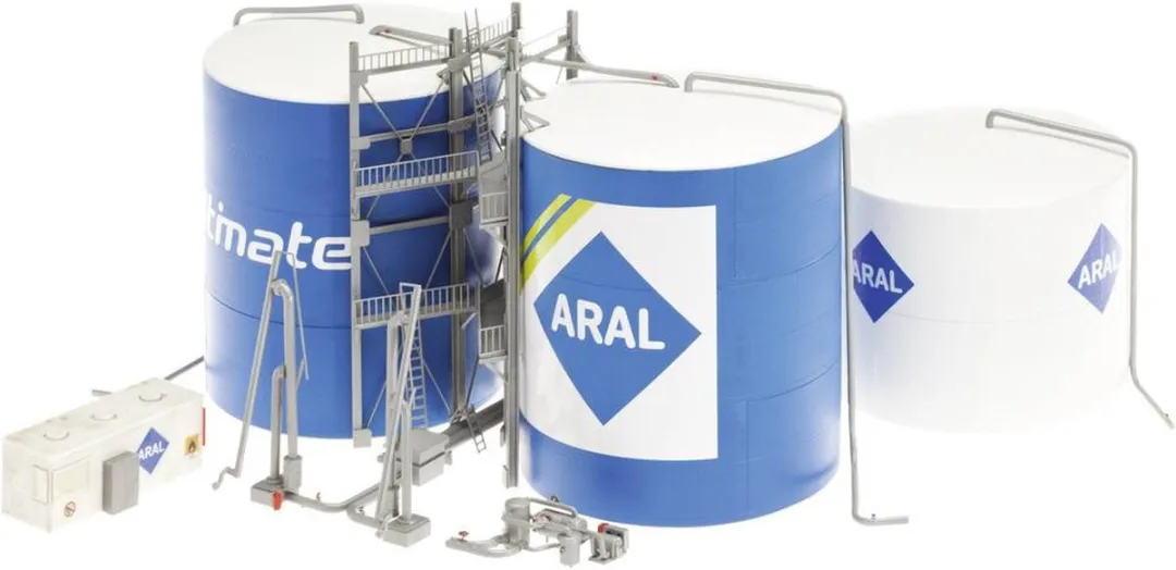 Faller Brandstofdepot ARAL H0 - Blauw