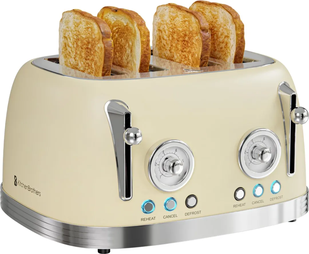 KitchenBrothers Retro Broodrooster KB1004167