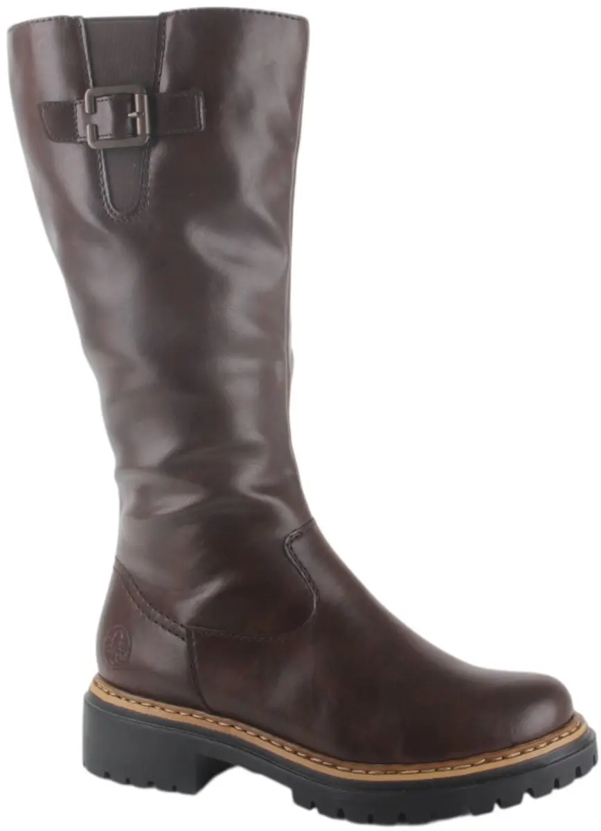 Rieker 72694-25 dames laarzen sportief maat 40 bruin