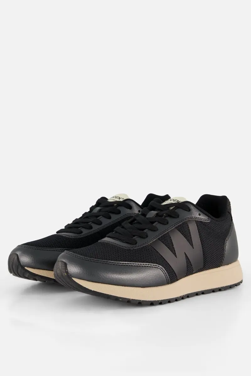 Woden Sonja Sneakers zwart