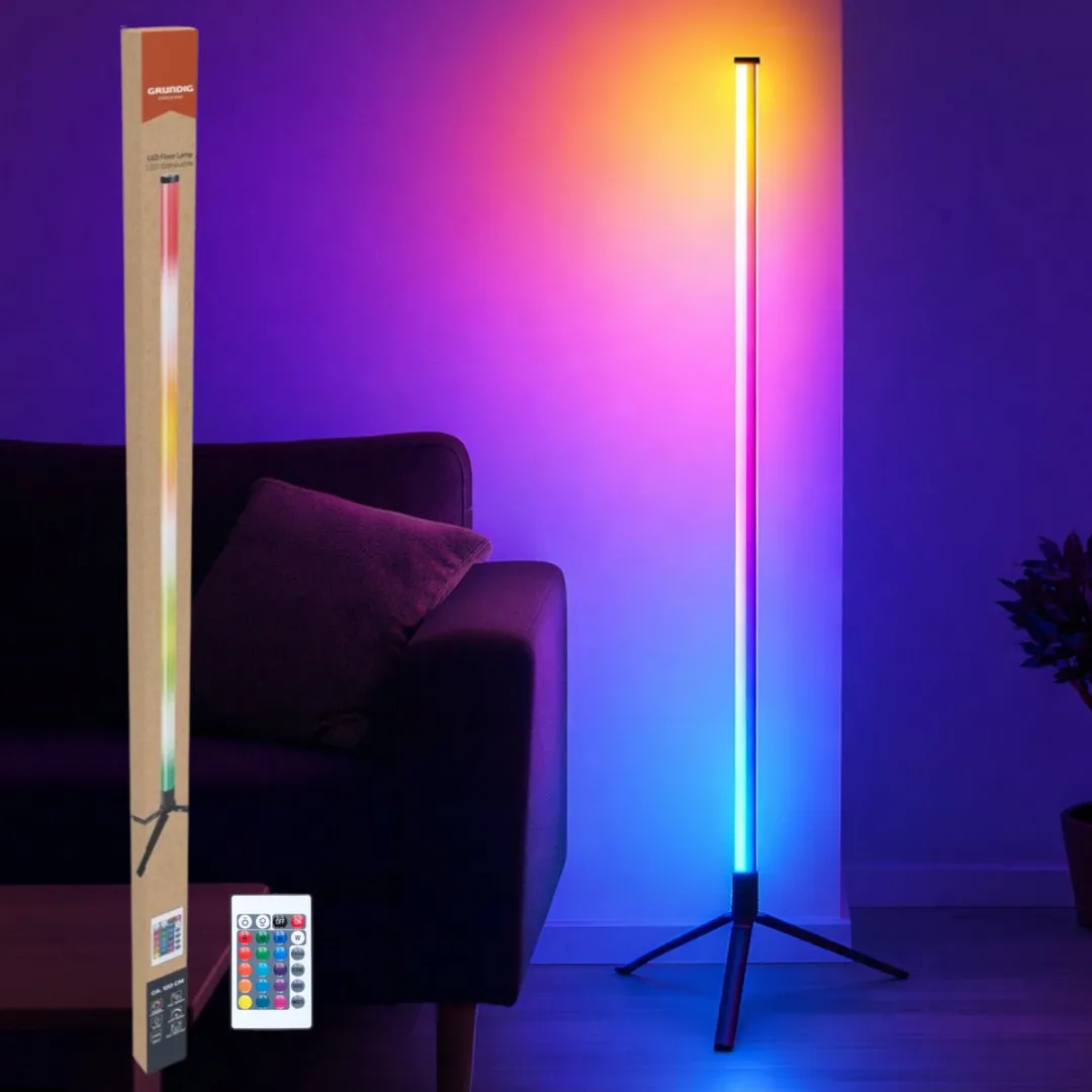 Grundig LED Vloerlamp 120cm RGB