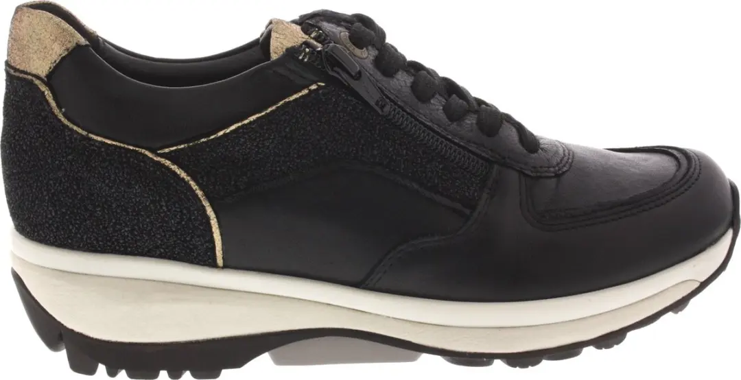 Dames Veterschoenen Xsensible Lucca Black Zwart