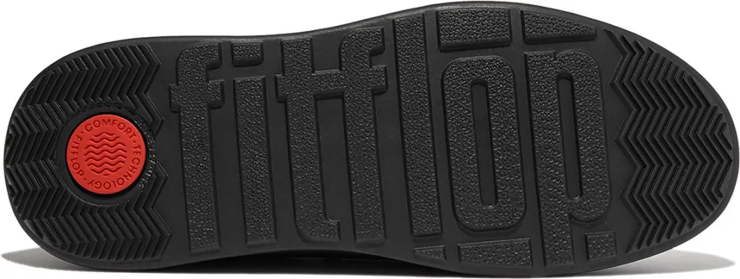 FitFlop F-Mode Suede Enkellaarzen - Zwart - Maat 38 - afbeelding 4 van 6