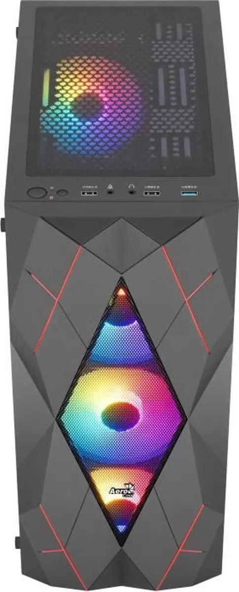 Aerocool Volcan G v1 PC-behuizing - Zwart