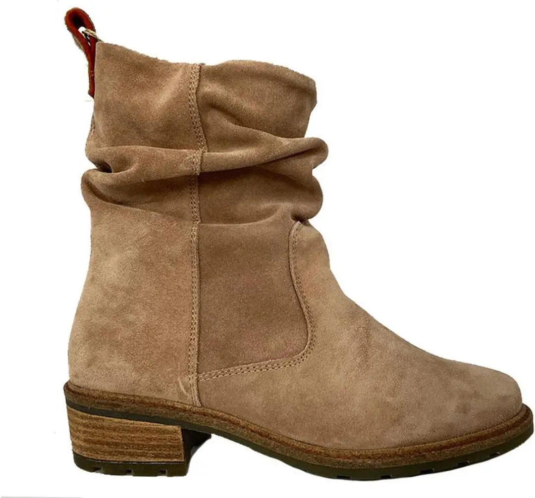 Beige Solidus Veterboots Kinga Wijdte K