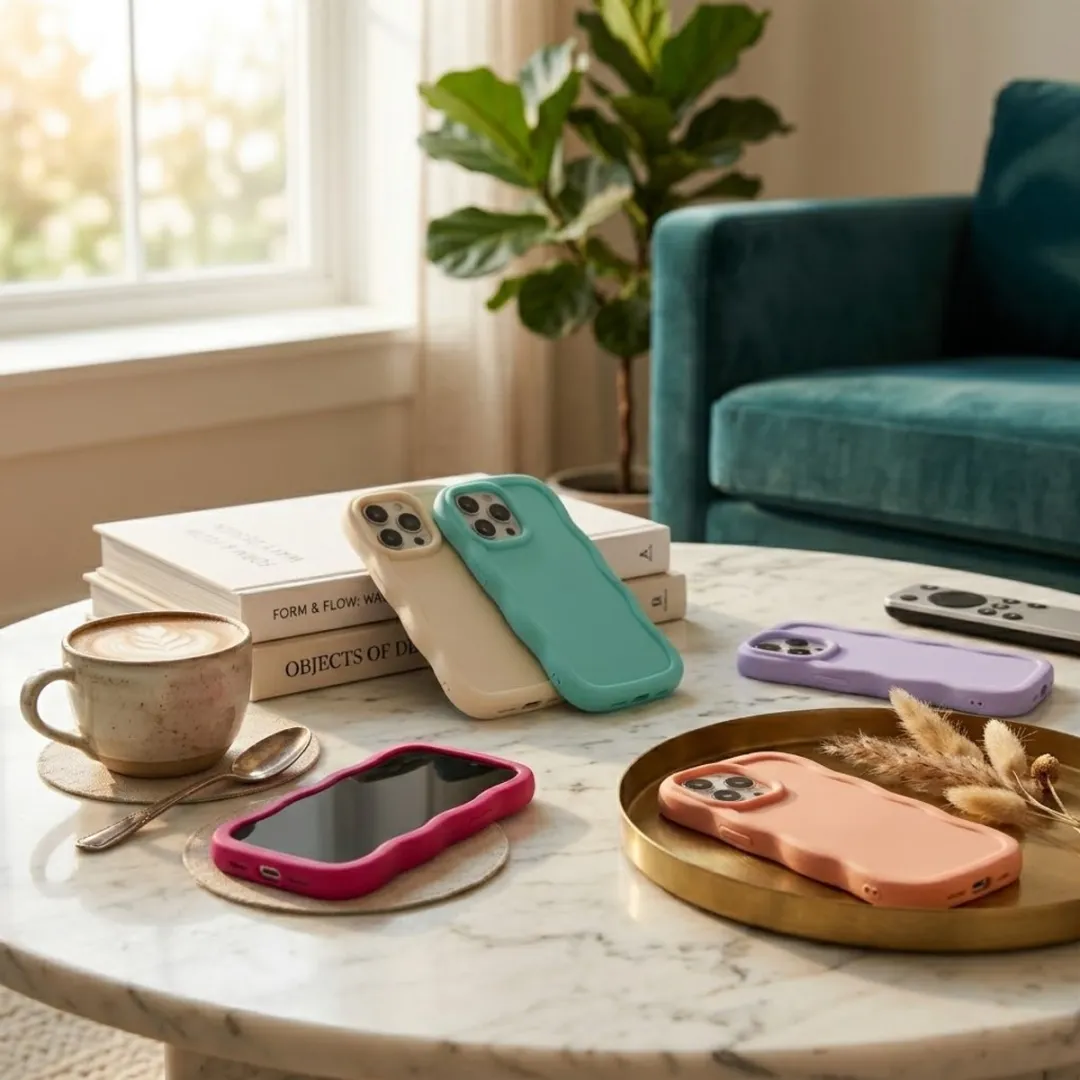 NUVEX iPhone 14 Pro Siliconen Hoesje Set - 6 Stuks - Mintgroen/Zwart/Roze