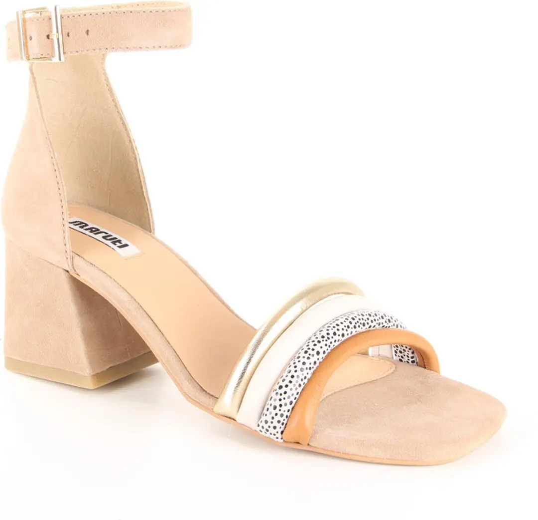 Maruti 66.1673.02-U16 dames sandalen gekleed maat 37 bruin