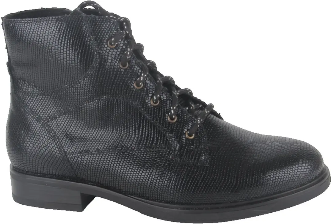 Durea 9832.838.1839-K dames veterboots gekleed maat 42 (8) zwart