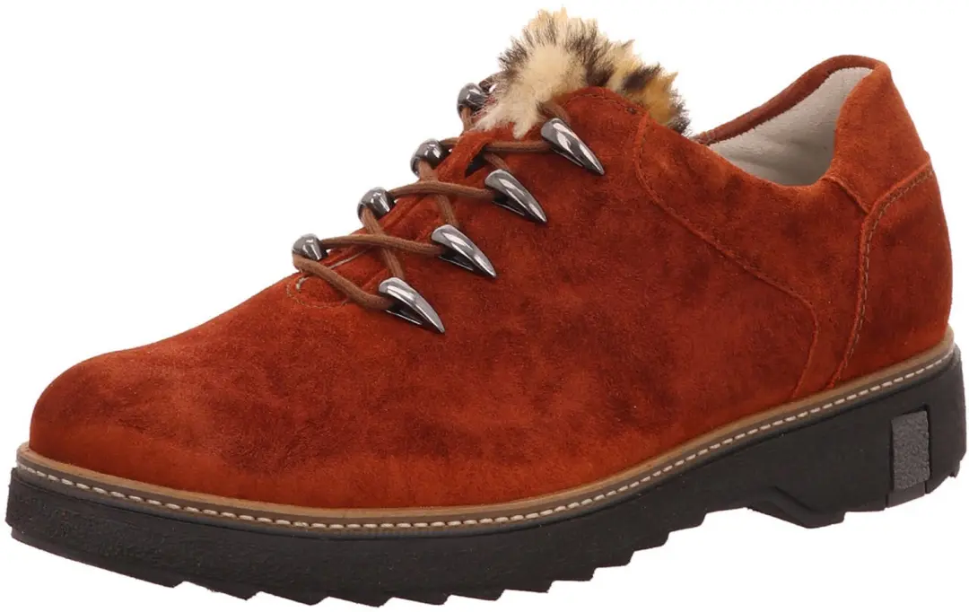 Waldläufer dames veterschoenen rood maat 38