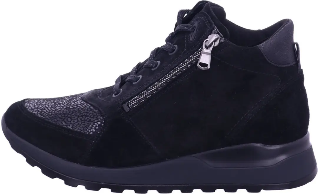 Dames Veterschoenen Waldlaufer Hiroko 364h81-301-001 Zwart - Maat 7 - afbeelding 3 van 6