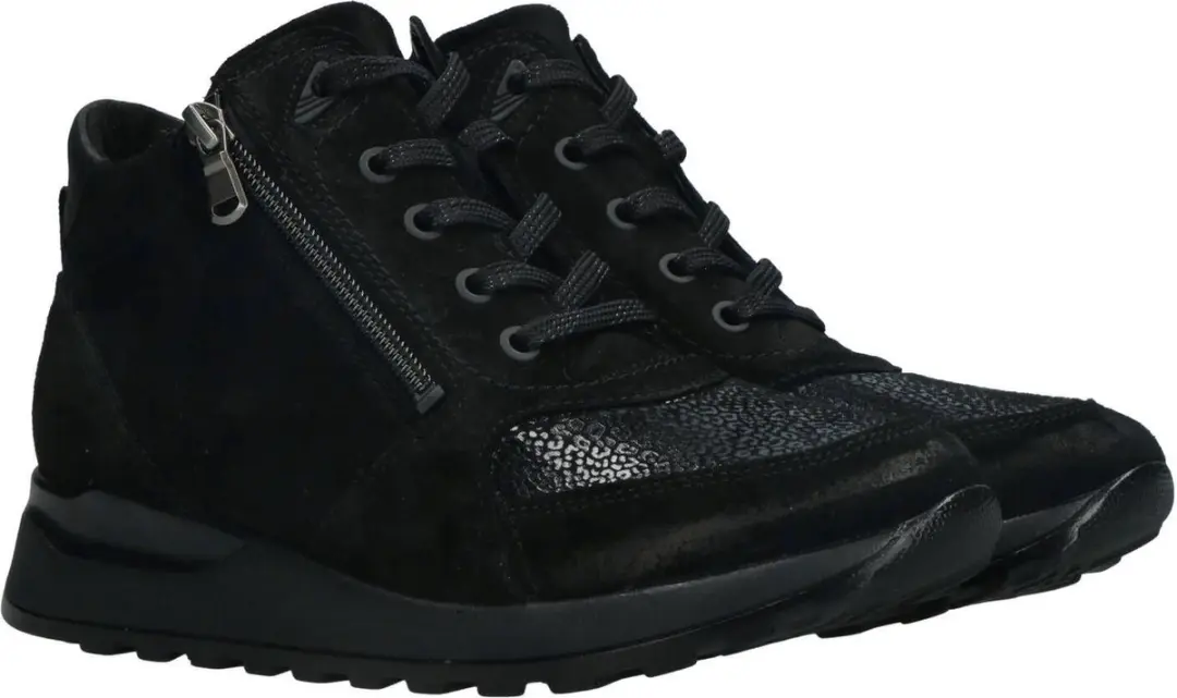 Dames Veterschoenen Waldlaufer Hiroko 364h81-301-001 Zwart - Maat 7 - afbeelding 6 van 6