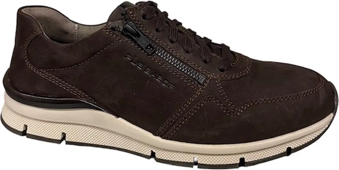 Pius Gabor 1031.14.01 Velvet Nub.Mocca-veterschoen pius MT 44