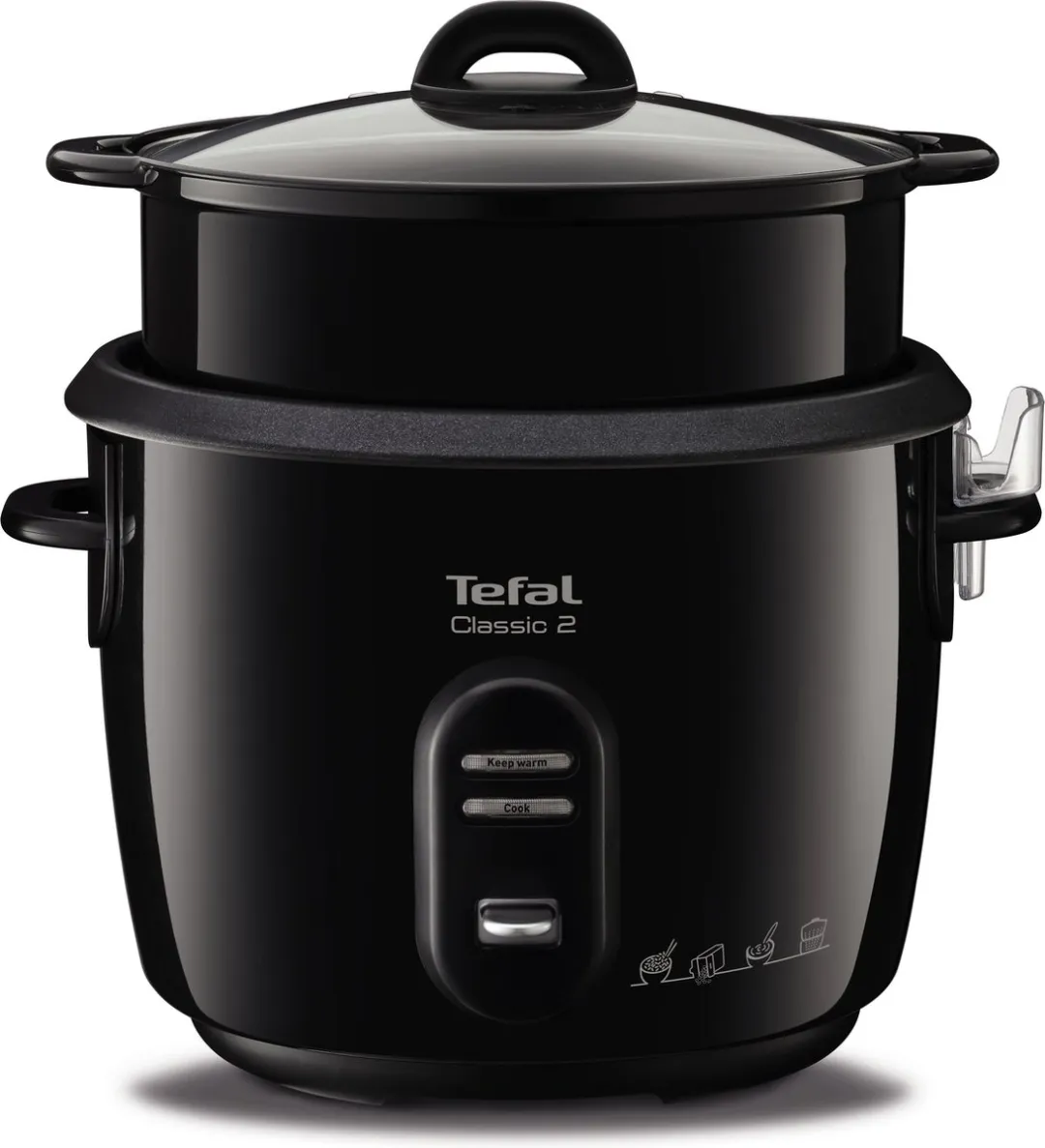 Tefal RK1038 Rijstkoker 1,8L - 10 Porties - Zwart